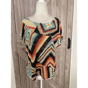 Lauren Ralph Lauren, large tribal print top